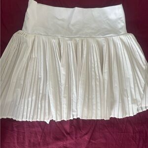 JoyLab White A-Line Pleated Skirt tennis pickleball medium